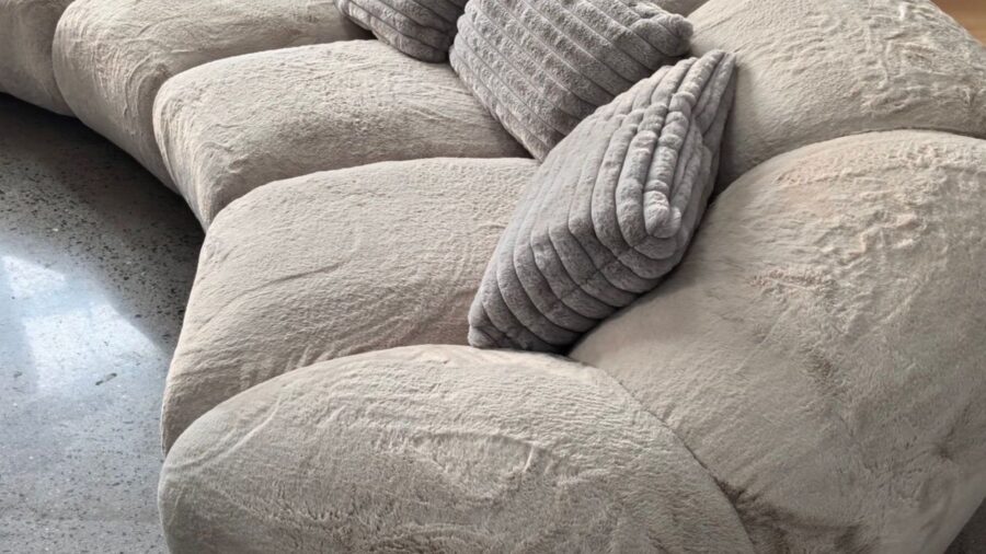 canape 4 places droit design bellior