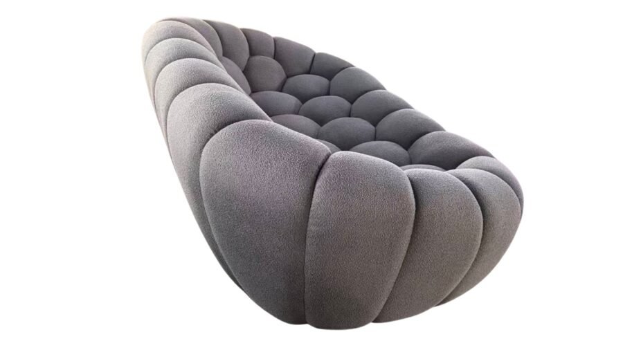 ensemble 3-2-1 canape haut de gamme tissu bouclette