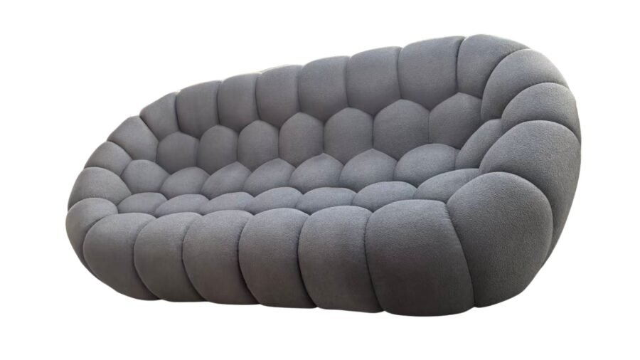 ensemble 3-2-1 canape tissu bouclette