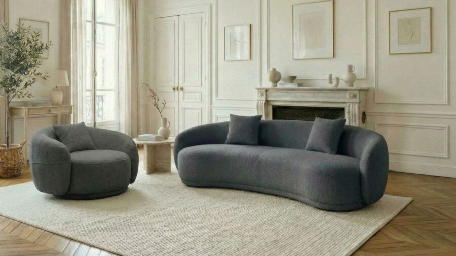 ensemble canape fauteuil pas cher