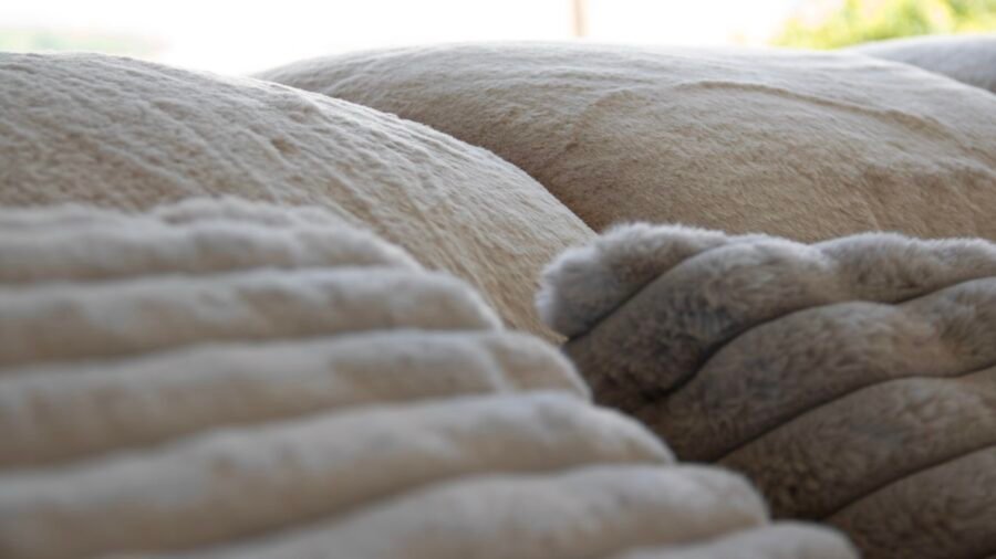 ensemble design tissu beige texture