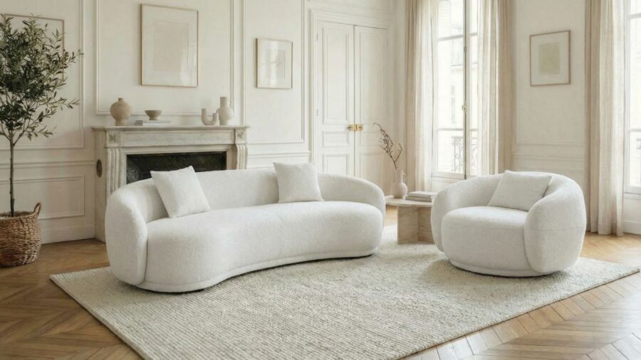 harmonie canape fauteuil beige